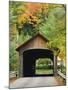 Built in 1837, Coombs Covered Bridge, Ashuelot River in Winchester, New Hampshire, USA-Jerry & Marcy Monkman-Mounted Premium Photographic Print