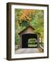 Built in 1837, Coombs Covered Bridge, Ashuelot River in Winchester, New Hampshire, USA-Jerry & Marcy Monkman-Framed Photographic Print