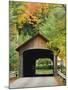 Built in 1837, Coombs Covered Bridge, Ashuelot River in Winchester, New Hampshire, USA-Jerry & Marcy Monkman-Mounted Photographic Print