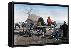 Bukhara Wagon, Uzbekistan, C1890-Gillot-Framed Stretched Canvas