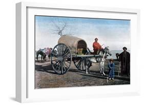 Bukhara Wagon, Uzbekistan, C1890-Gillot-Framed Giclee Print