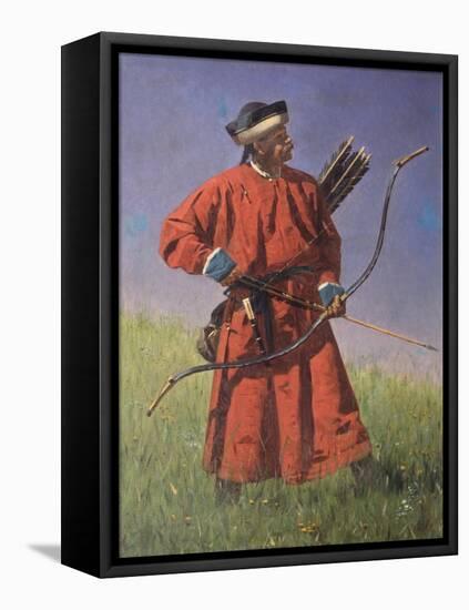 Bukharan Soldier (Sarba)-Vasili Vasilyevich Vereshchagin-Framed Stretched Canvas