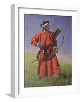 Bukharan Soldier (Sarba)-Vasili Vasilyevich Vereshchagin-Framed Giclee Print