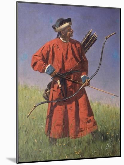 Bukharan Soldier (Sarba)-Vasili Vasilyevich Vereshchagin-Mounted Giclee Print