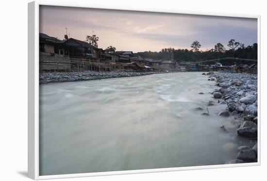 Bukit Lawang at Sunrise, Gunung Leuser National Park, North Sumatra, Indonesia, Southeast Asia-Matthew Williams-Ellis-Framed Photographic Print