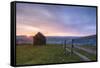 Bukovina Region (Bucovina) Landscape at Sunrise, Paltinu, Romania, Europe-Matthew Williams-Ellis-Framed Stretched Canvas