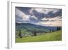 Bukovina Region (Bucovina) Landscape at Sunset, Paltinu, Romania, Europe-Matthew Williams-Ellis-Framed Photographic Print