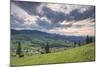 Bukovina Region (Bucovina) Landscape at Sunset, Paltinu, Romania, Europe-Matthew Williams-Ellis-Mounted Photographic Print