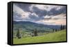 Bukovina Region (Bucovina) Landscape at Sunset, Paltinu, Romania, Europe-Matthew Williams-Ellis-Framed Stretched Canvas