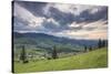 Bukovina Region (Bucovina) Landscape at Sunset, Paltinu, Romania, Europe-Matthew Williams-Ellis-Stretched Canvas