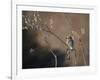 Bulbul and Pussy Willow-null-Framed Photographic Print