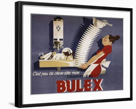 Bulex Water Heater Belgium-null-Framed Giclee Print