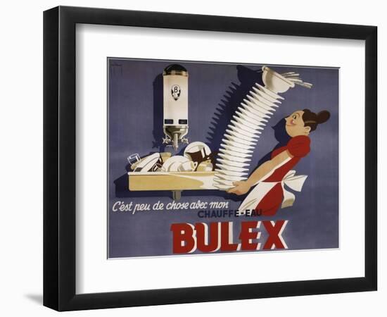 Bulex Water Heater Belgium-null-Framed Premium Giclee Print