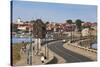 Bulgaria, Black Sea Coast, Nesebar, Old Windmill on the Waterfront-Walter Bibikow-Stretched Canvas