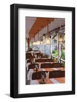 Bulgaria, Black Sea Coast, Nesebar, Outdoor Restaurant Patio-Walter Bibikow-Framed Photographic Print