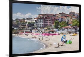 Bulgaria, Black Sea Coast, Sozopol, Town Beach-Walter Bibikow-Framed Photographic Print