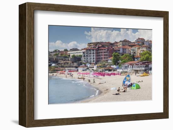 Bulgaria, Black Sea Coast, Sozopol, Town Beach-Walter Bibikow-Framed Photographic Print