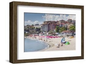 Bulgaria, Black Sea Coast, Sozopol, Town Beach-Walter Bibikow-Framed Photographic Print