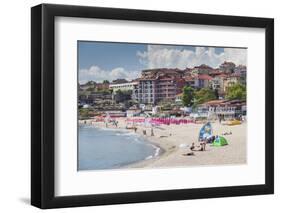 Bulgaria, Black Sea Coast, Sozopol, Town Beach-Walter Bibikow-Framed Photographic Print