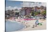 Bulgaria, Black Sea Coast, Sozopol, Town Beach-Walter Bibikow-Stretched Canvas