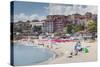 Bulgaria, Black Sea Coast, Sozopol, Town Beach-Walter Bibikow-Stretched Canvas