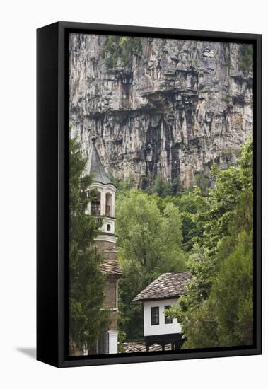 Bulgaria, Central Mountains, Dryanovo, Dryanovo Monastery-Walter Bibikow-Framed Stretched Canvas