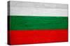 Bulgaria Flag Design with Wood Patterning - Flags of the World Series-Philippe Hugonnard-Stretched Canvas