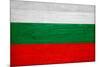 Bulgaria Flag Design with Wood Patterning - Flags of the World Series-Philippe Hugonnard-Mounted Art Print