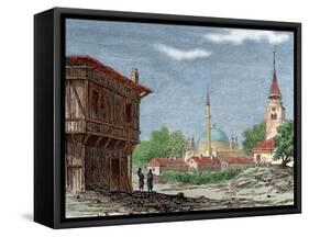 Bulgaria. Razgrad. Ottoman Domination. by Capuz La Ilustracion Espanola Y Americana-Tomás Capuz Alonso-Framed Stretched Canvas