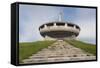 Bulgaria, Shipka Pass, Ruins of the Soviet-Era Buzludzha Monument-Walter Bibikow-Framed Stretched Canvas