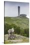 Bulgaria, Shipka Pass, Ruins of the Soviet-Era Buzludzha Monument-Walter Bibikow-Stretched Canvas