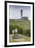 Bulgaria, Shipka Pass, Ruins of the Soviet-Era Buzludzha Monument-Walter Bibikow-Framed Photographic Print