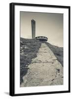 Bulgaria, Shipka Pass, Ruins of the Soviet-Era Buzludzha Monument-Walter Bibikow-Framed Photographic Print