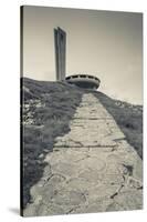 Bulgaria, Shipka Pass, Ruins of the Soviet-Era Buzludzha Monument-Walter Bibikow-Stretched Canvas