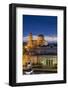 Bulgaria, Sofia, Ploshtad Narodno Sabranie Square, Elevated View, Dawn-Walter Bibikow-Framed Photographic Print