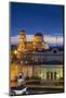 Bulgaria, Sofia, Ploshtad Narodno Sabranie Square, Elevated View, Dawn-Walter Bibikow-Mounted Photographic Print