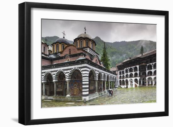 Bulgaria, Southern Mountains, Rila, Rila Monastery, Exterior-Walter Bibikow-Framed Photographic Print