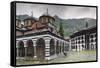 Bulgaria, Southern Mountains, Rila, Rila Monastery, Exterior-Walter Bibikow-Framed Stretched Canvas