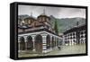 Bulgaria, Southern Mountains, Rila, Rila Monastery, Exterior-Walter Bibikow-Framed Stretched Canvas