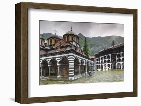 Bulgaria, Southern Mountains, Rila, Rila Monastery, Exterior-Walter Bibikow-Framed Photographic Print