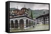 Bulgaria, Southern Mountains, Rila, Rila Monastery, Exterior-Walter Bibikow-Framed Stretched Canvas