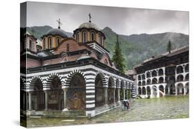 Bulgaria, Southern Mountains, Rila, Rila Monastery, Exterior-Walter Bibikow-Stretched Canvas