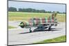 Bulgarian Air Force Mig-21 Taxiing at Graf Ignatievo Air Base-Stocktrek Images-Mounted Photographic Print