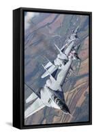 Bulgarian and Polish Air Force Mig-29S Planes Flying over Bulgaria-Stocktrek Images-Framed Stretched Canvas