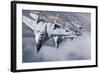 Bulgarian and Polish Air Force Mig-29S Planes Flying over Bulgaria-Stocktrek Images-Framed Photographic Print