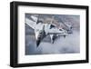 Bulgarian and Polish Air Force Mig-29S Planes Flying over Bulgaria-Stocktrek Images-Framed Photographic Print