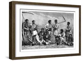 Bulgarian Peasants, C1890-null-Framed Giclee Print