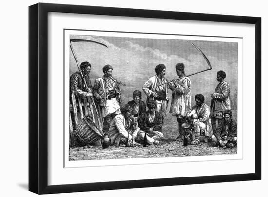 Bulgarian Peasants, C1890-null-Framed Giclee Print