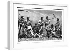 Bulgarian Peasants, C1890-null-Framed Giclee Print