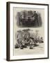 Bulgarian Refugees at the Servian Head-Quarters, Parakjin-Joseph Nash-Framed Giclee Print